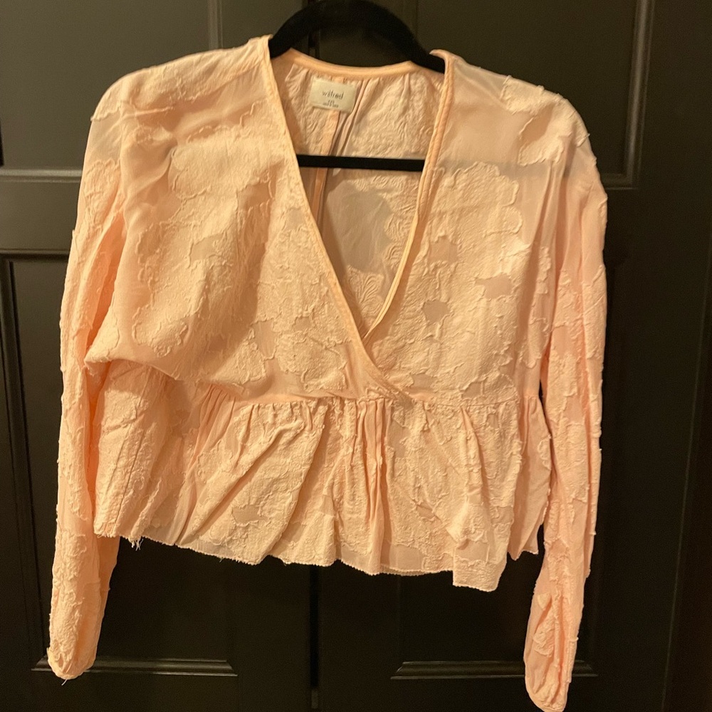 Wilfred pink blouse Xxs
